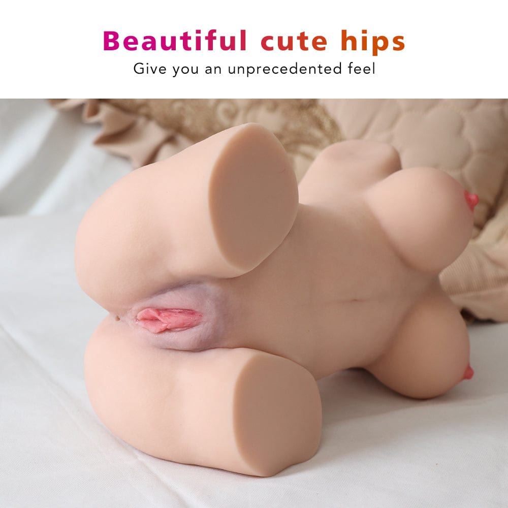 Even when lying down, the collectible doll's detailed craftsmanship is evident, with its clothing, hair, and accessories perfectly arranged to maintain its aesthetic appeal