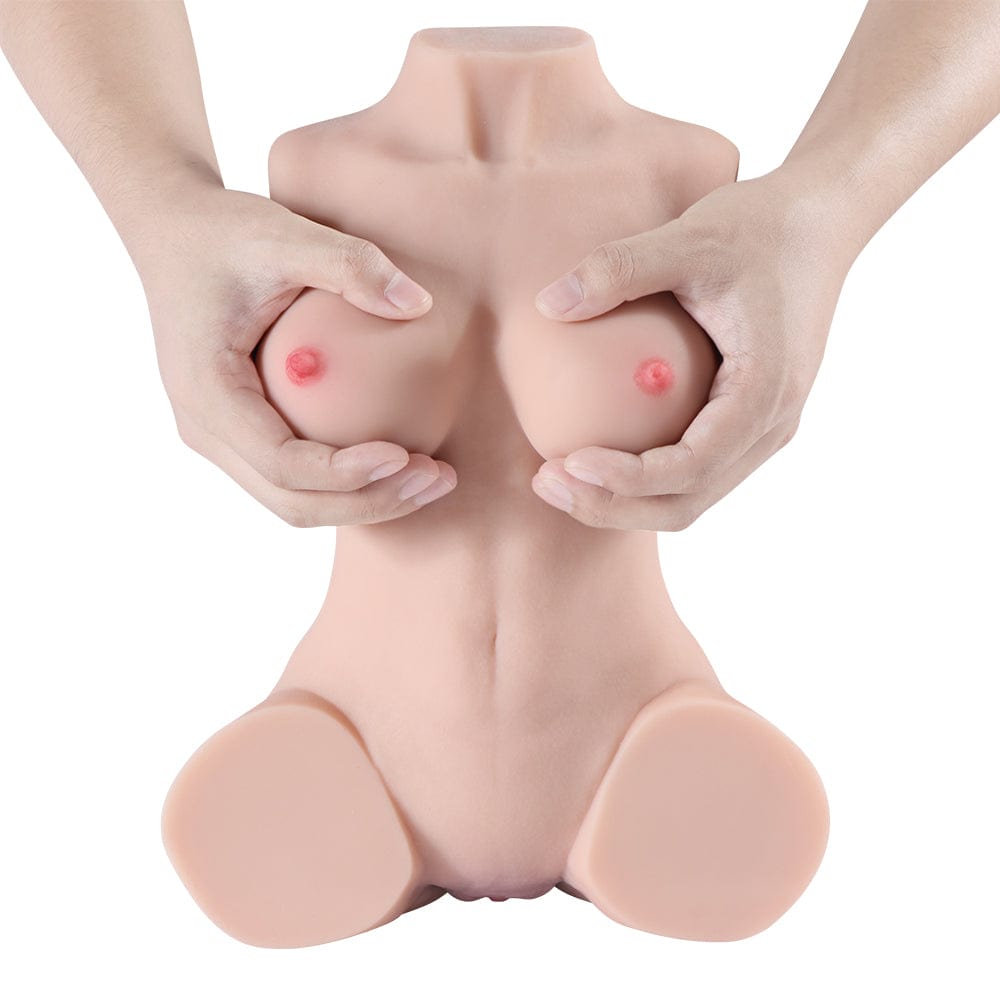 The adult collectible doll, viewed from the front, showcases the pinnacle of detailed craftsmanship, with every feature meticulously sculpted to offer a strikingly lifelike appearance.