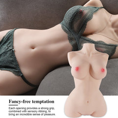 Sensual lace sex doll torso display