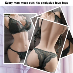 Sensual lace sex doll torso display