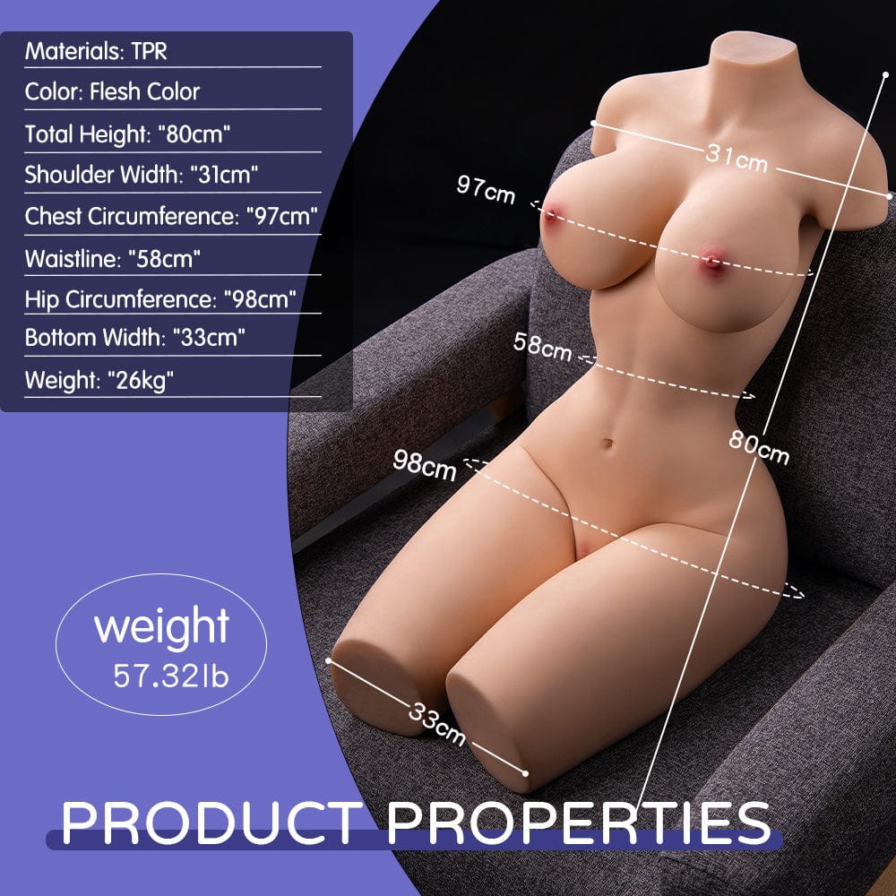 Luxury adult doll with exquisite craftsmanship, showcasing three-dimensional dimensions