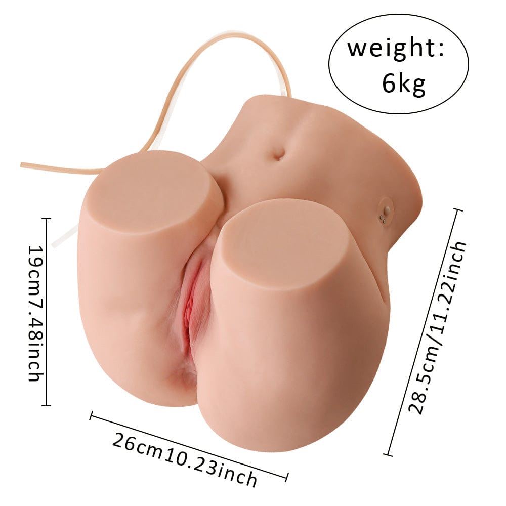 Lifelike adult companion doll torso featuring a soft texture and precise anatomical dimensions for an enhanced realistic experience