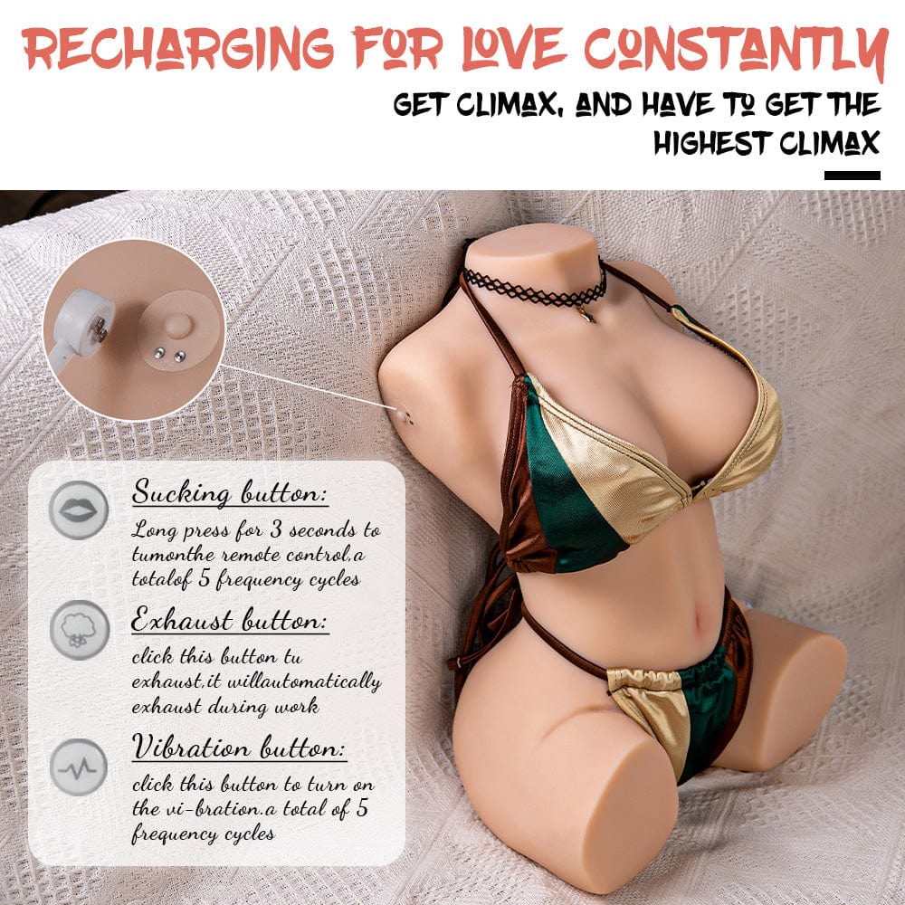 Charging method for an exquisite electric adult doll with delicate features