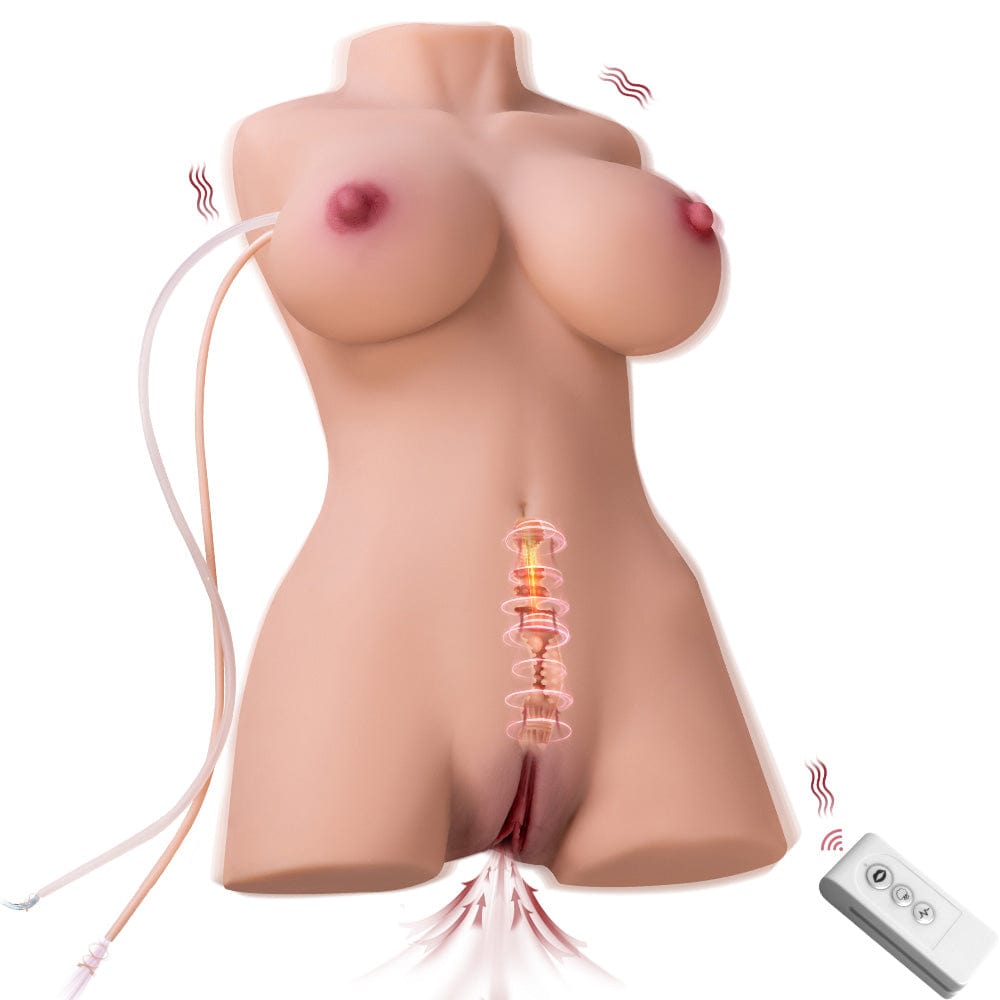 Adult doll with electronic suction feature