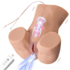 Electric half-body adult doll torso